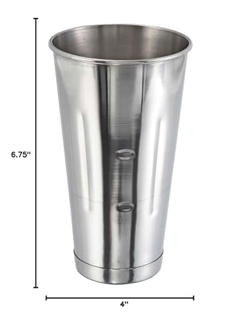 Winco MCP-30 oz malt cup, ideal for high-volume service and guest beverages.