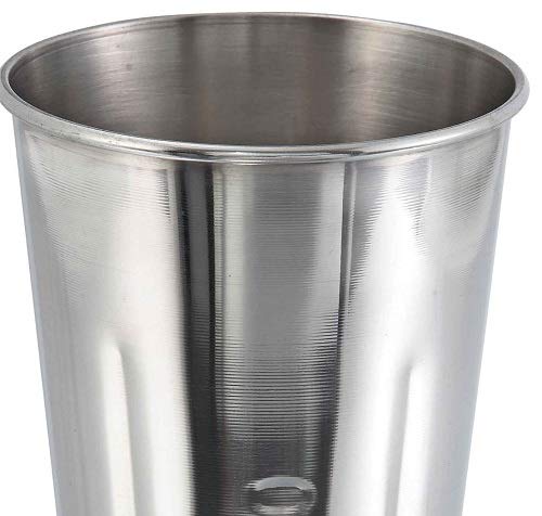 Winco MCP-30 oz malt cup with satin interior, easy cleaning and smooth rinsing.
