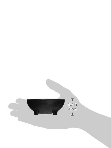 Winco molcajete salsa bowls with black finish for organized table service at home or pro kitchens.