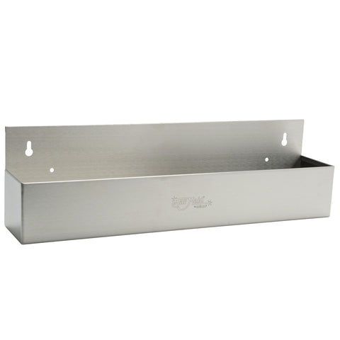 Winco SPR-22S front view, 22-inch stainless steel speed rail for quick access