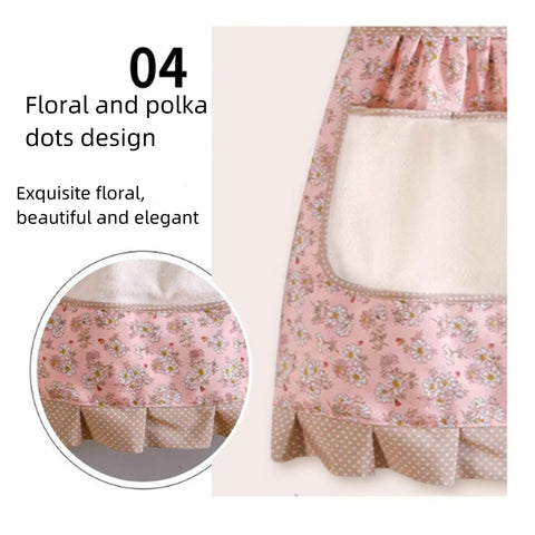 WinDerMo adjustable bib apron keeps sleeves clean during prep