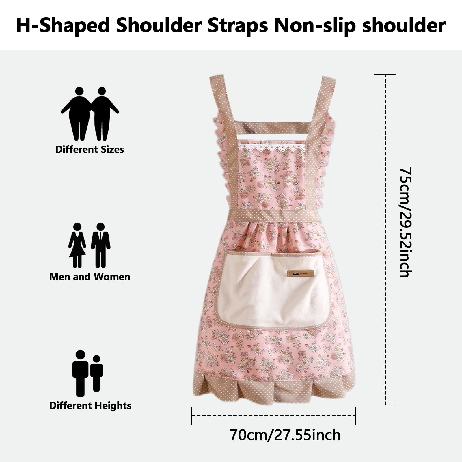 WinDerMo apron with pocket keeps utensils within reach