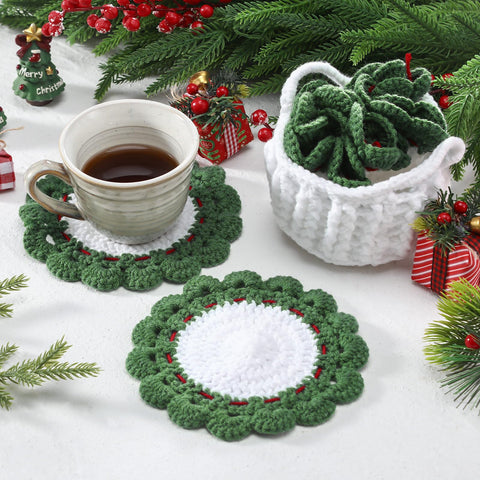 Windkream coaster protects table from heat and spills