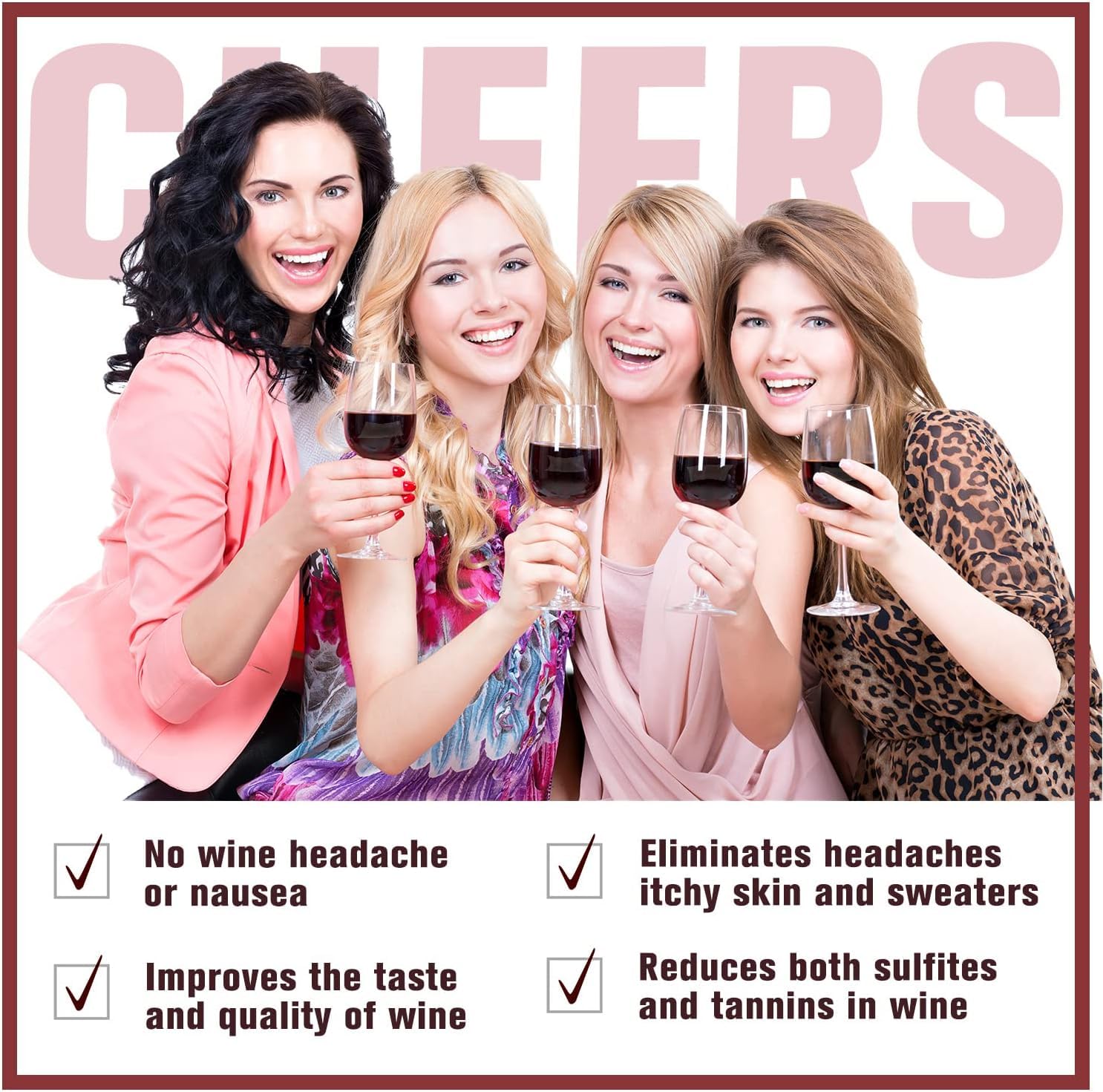 Wine Balanced single-use pouch in glass delivers instant relief in about 30 seconds.