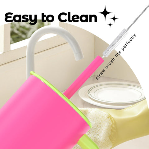 winiwo cleaning brush included helps maintain sparkle and hygiene