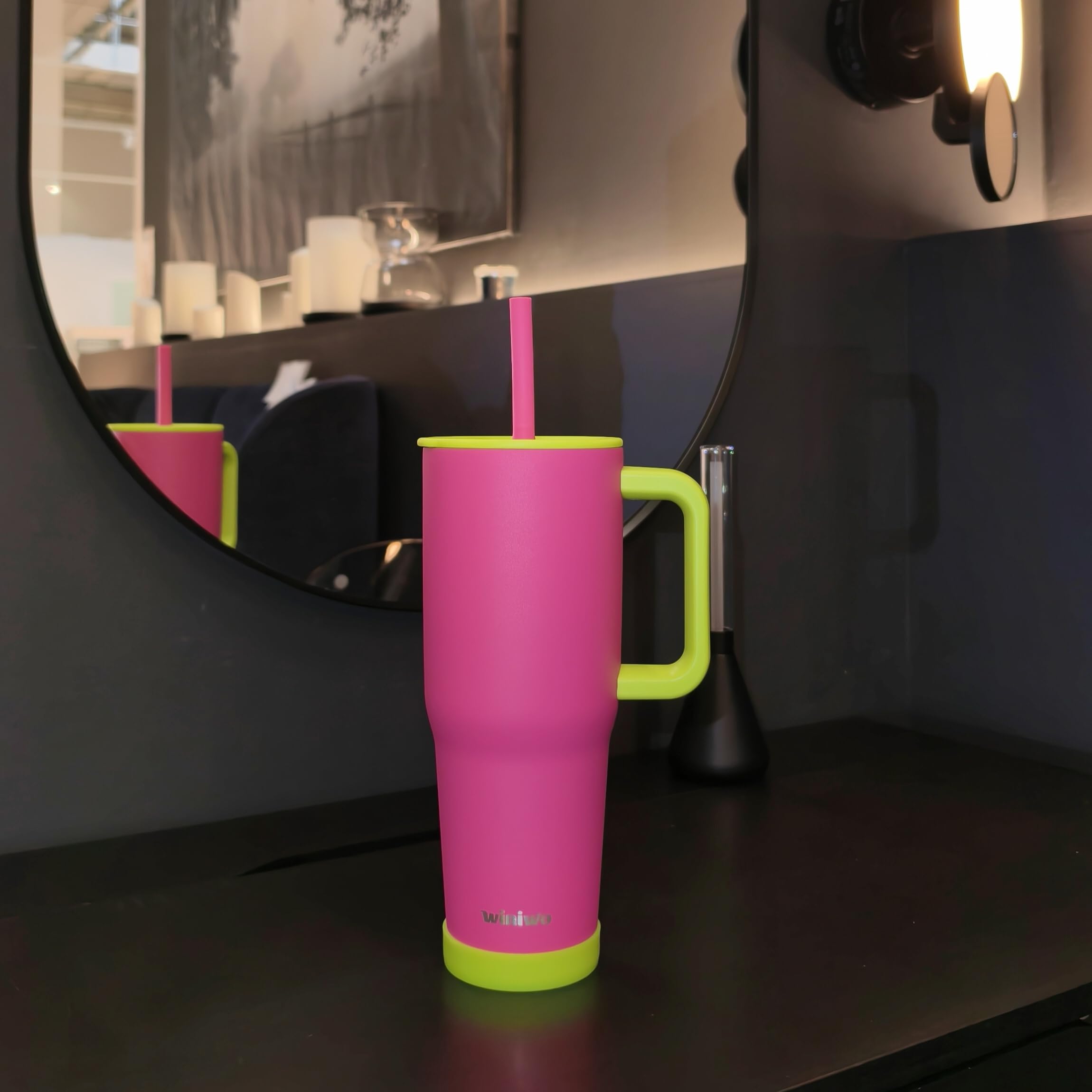winiwo insulated stainless steel tumbler preserves cold drinks for hours