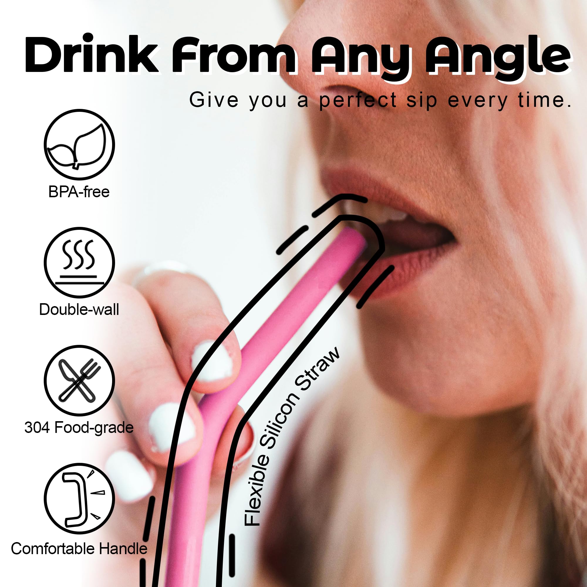 winiwo tumbler fits most cup holders for travel and commuting