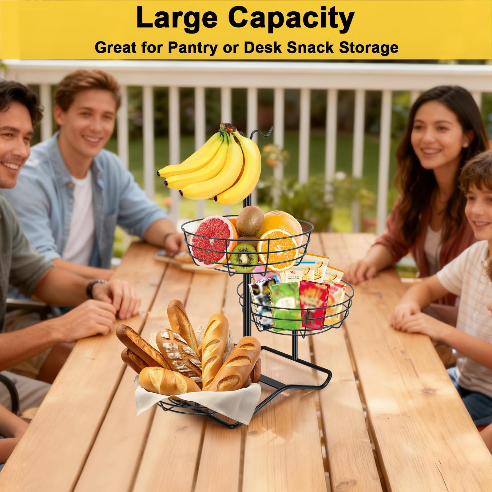 Easy tool-free assembly makes setup quick and flexible for any room