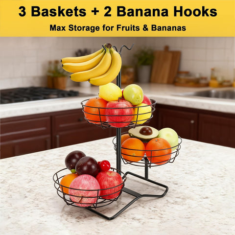 Winmien kitchen stand offers counter storage and charming visual appeal