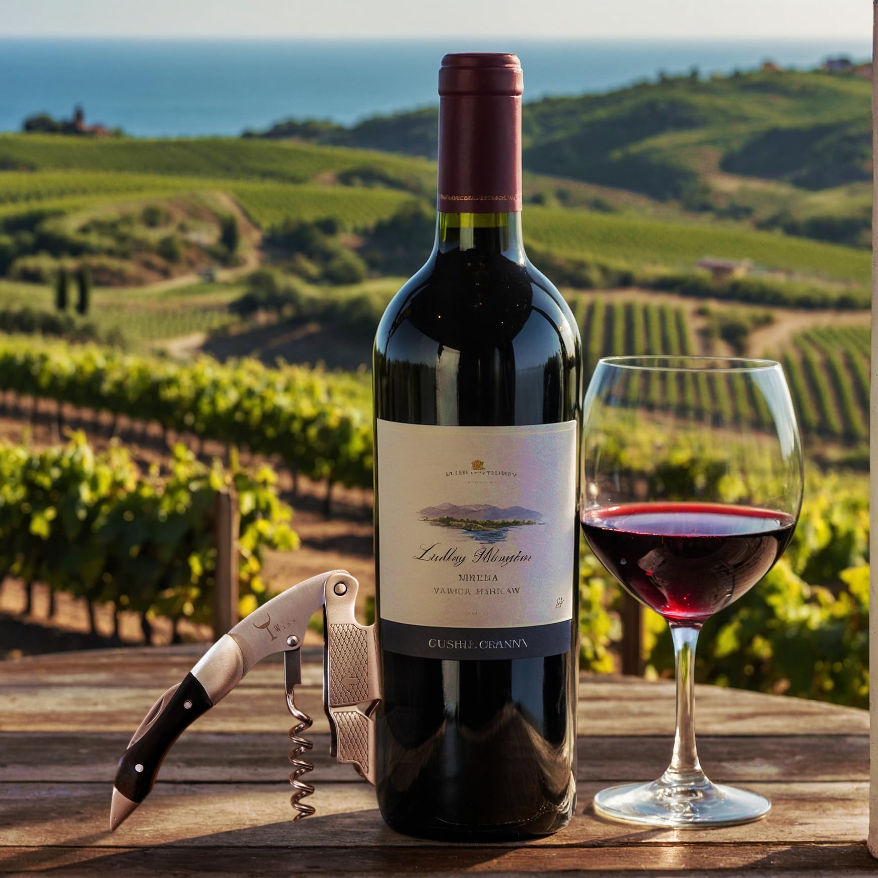 Wino Wine Key grooved worm delivers silent cork extraction without squeak.