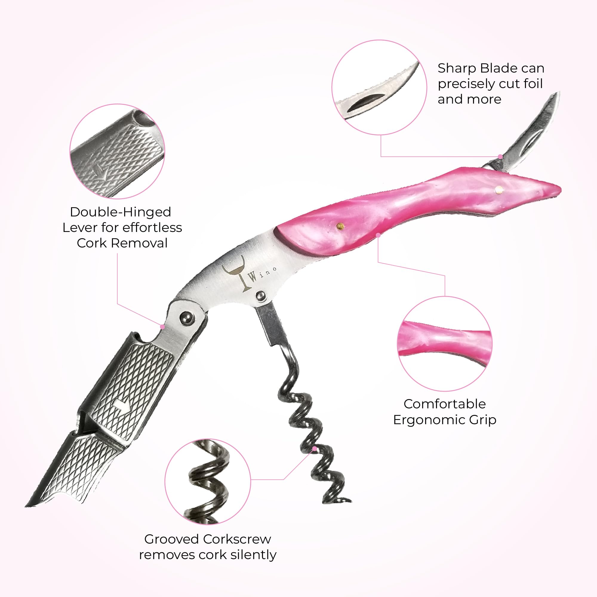 Wino Wine Key sturdy and comfortable design for daily use