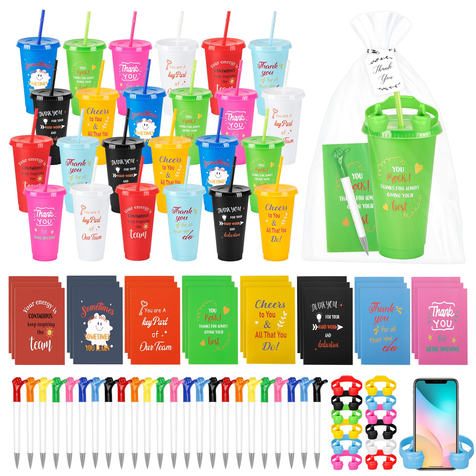 Winocbxt 24oz tumbler set shown in vibrant colors for daily hydration and team gifting