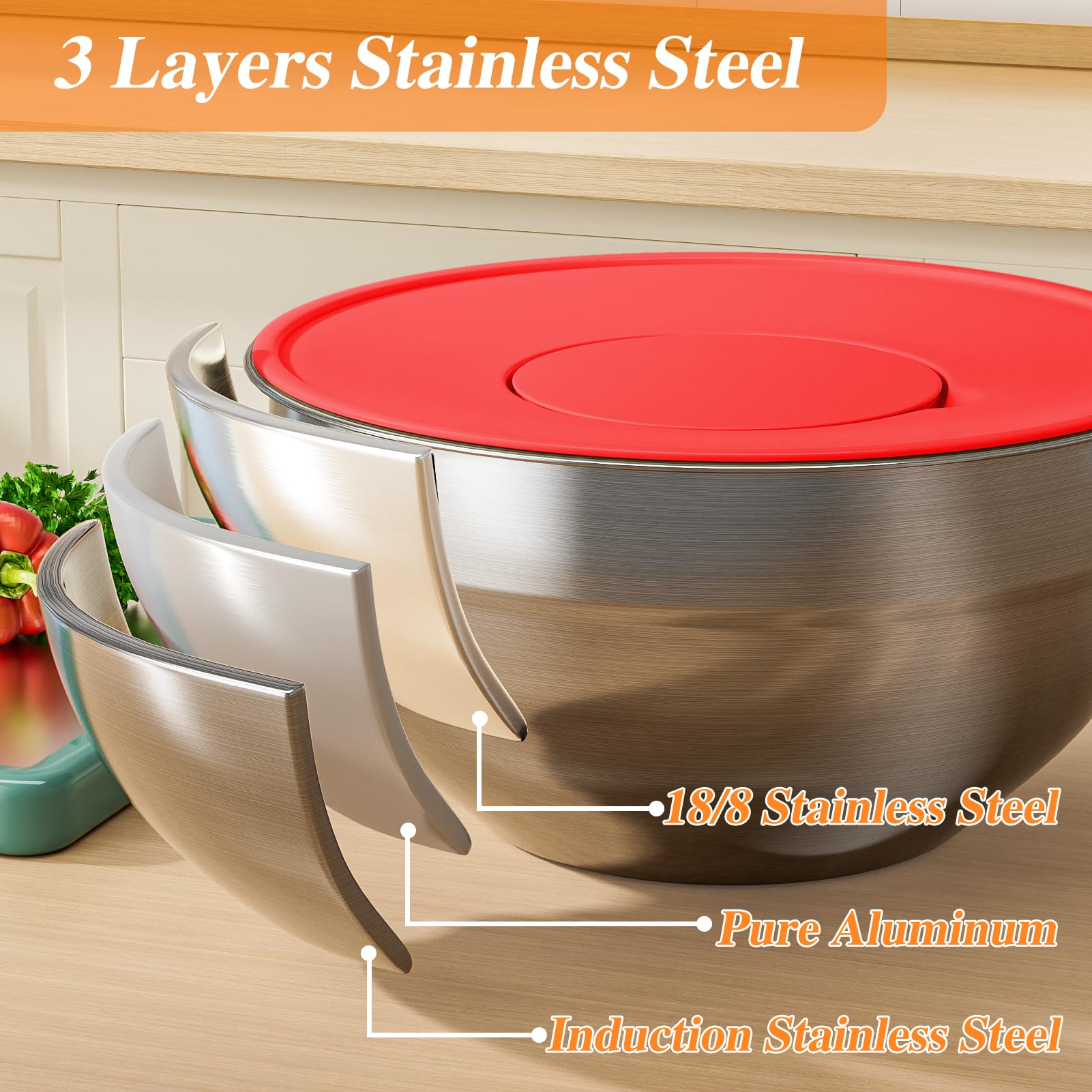 Winproper bowls are dishwasher-safe for easy cleanup after cooking and baking sessions.