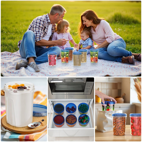 Winproper reusable containers keep kitchen organized and reduce waste.