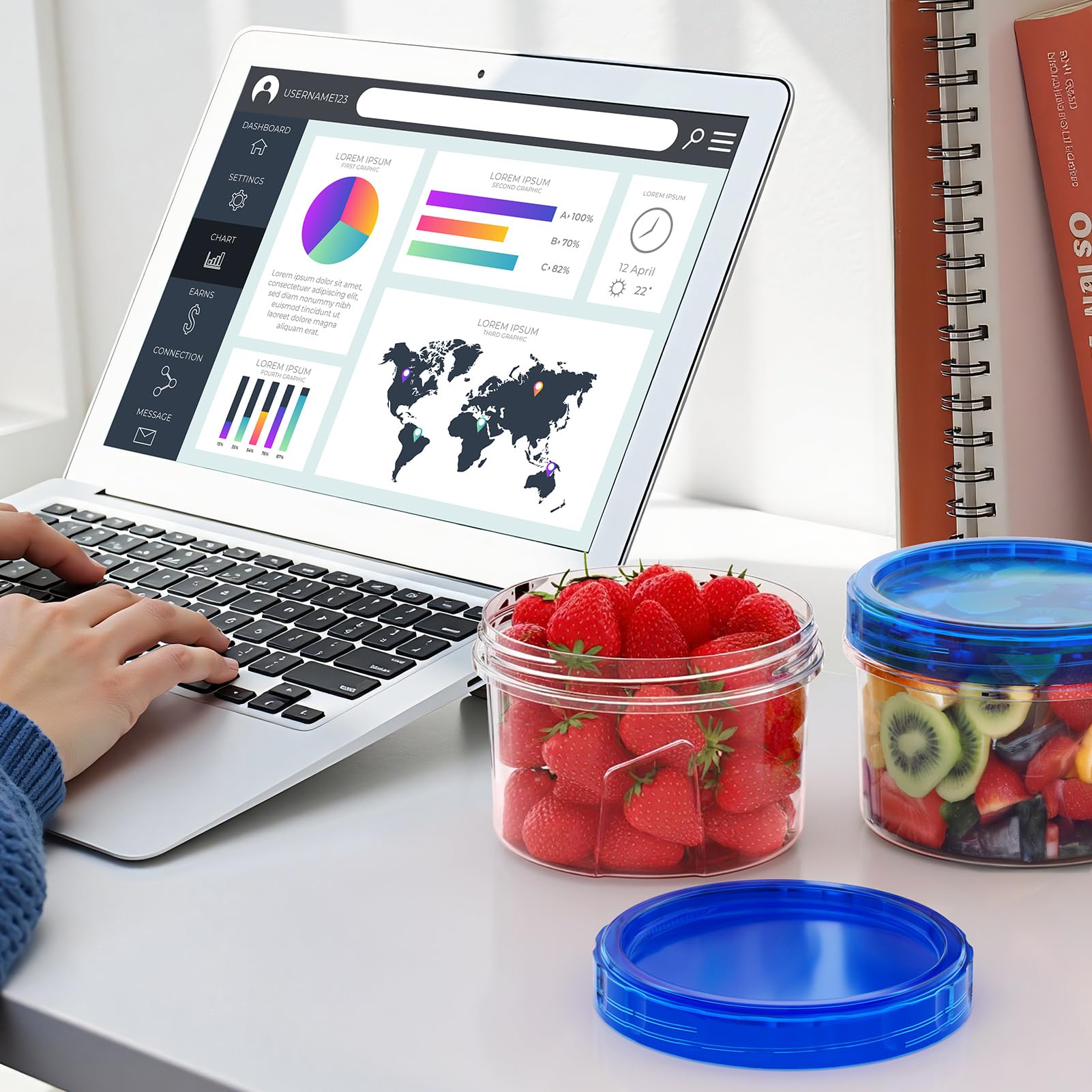 Winproper versatile containers ideal for soups, salads, and meal prep on the go