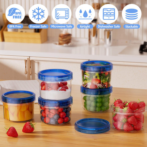 Winproper twist-top lids seal tightly to prevent leaks in transit.