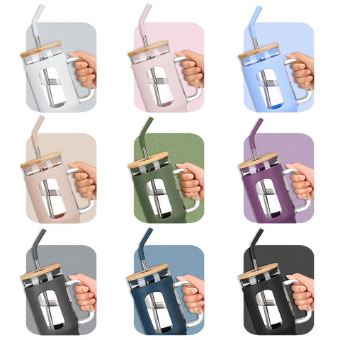 WINSA pearl and slim straws set for versatile sipping options.
