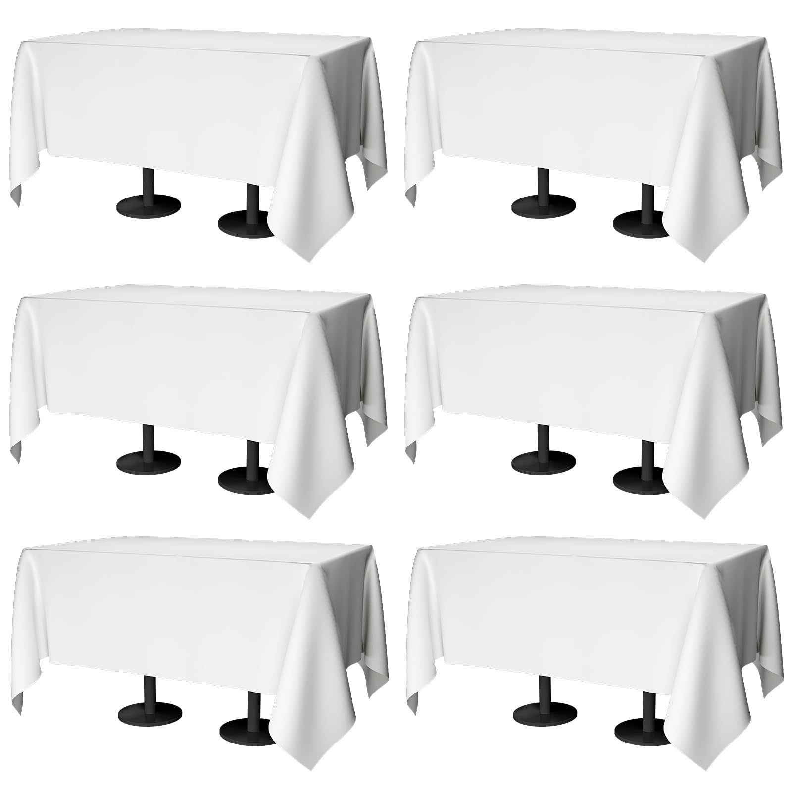 Winwingo tablecloth 70x120 with hemmed edges for a clean, elegant dining look.