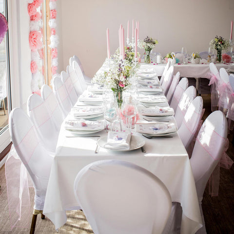 Winwingo tablecloth is machine washable for convenient after-party cleanup.