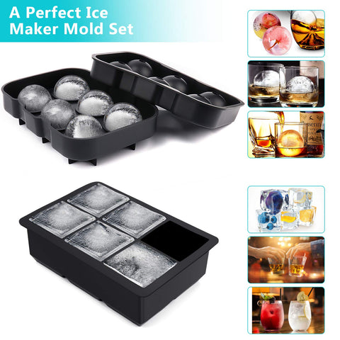 Wiscky BPA-free ice trays dishwasher safe for simple cleaning.