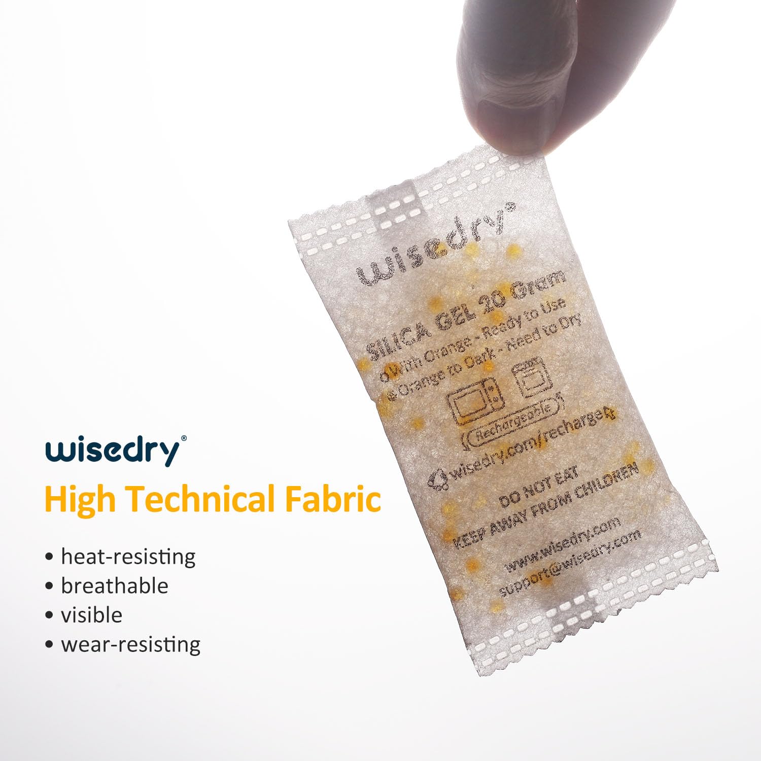 Wisedry orange indicator beads clearly show when to recharge