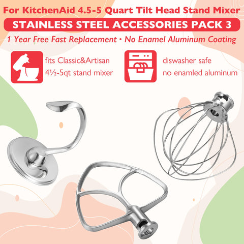 Wiselet flat beater for KitchenAid, even mixing for batters and cupcakes.