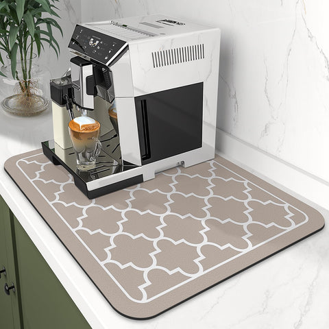 WISELIFE dish drying mat 15x18 helps protect surfaces while drying dishes.