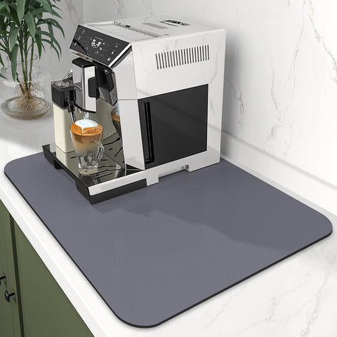 WISELIFE large 16x24 dish drying mat fits bigger loads.
