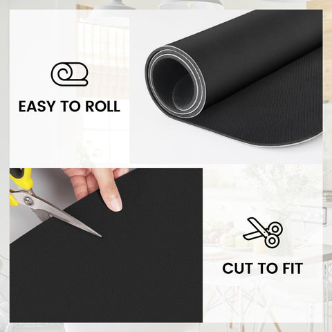 WISELIFE dish drying mat cut-to-fit shown in a tailored space.