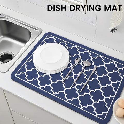 WISELIFE kitchen drying mat designed for daily use with durable materials.