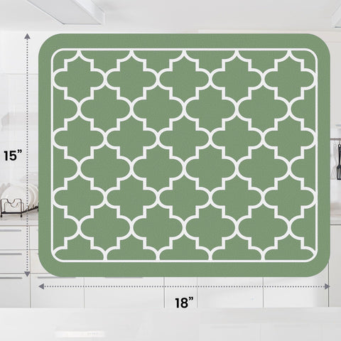 WISELIFE dish drying mat roll-up storage keeps counters tidy and space-saving.