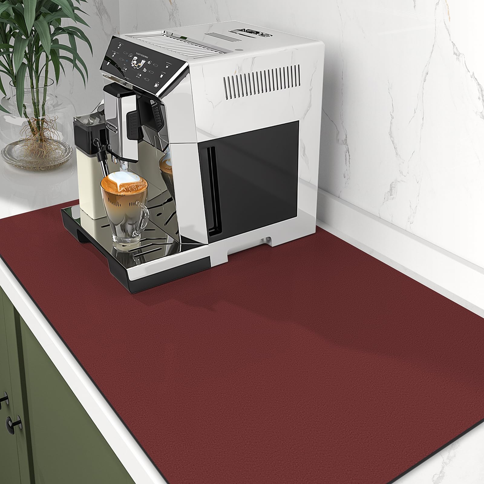 WISELIFE mat rolled for compact storage in small kitchens