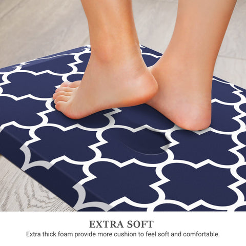 WISELIFE ergonomic kitchen mat with soft top supports longer cooking sessions for comfort.
