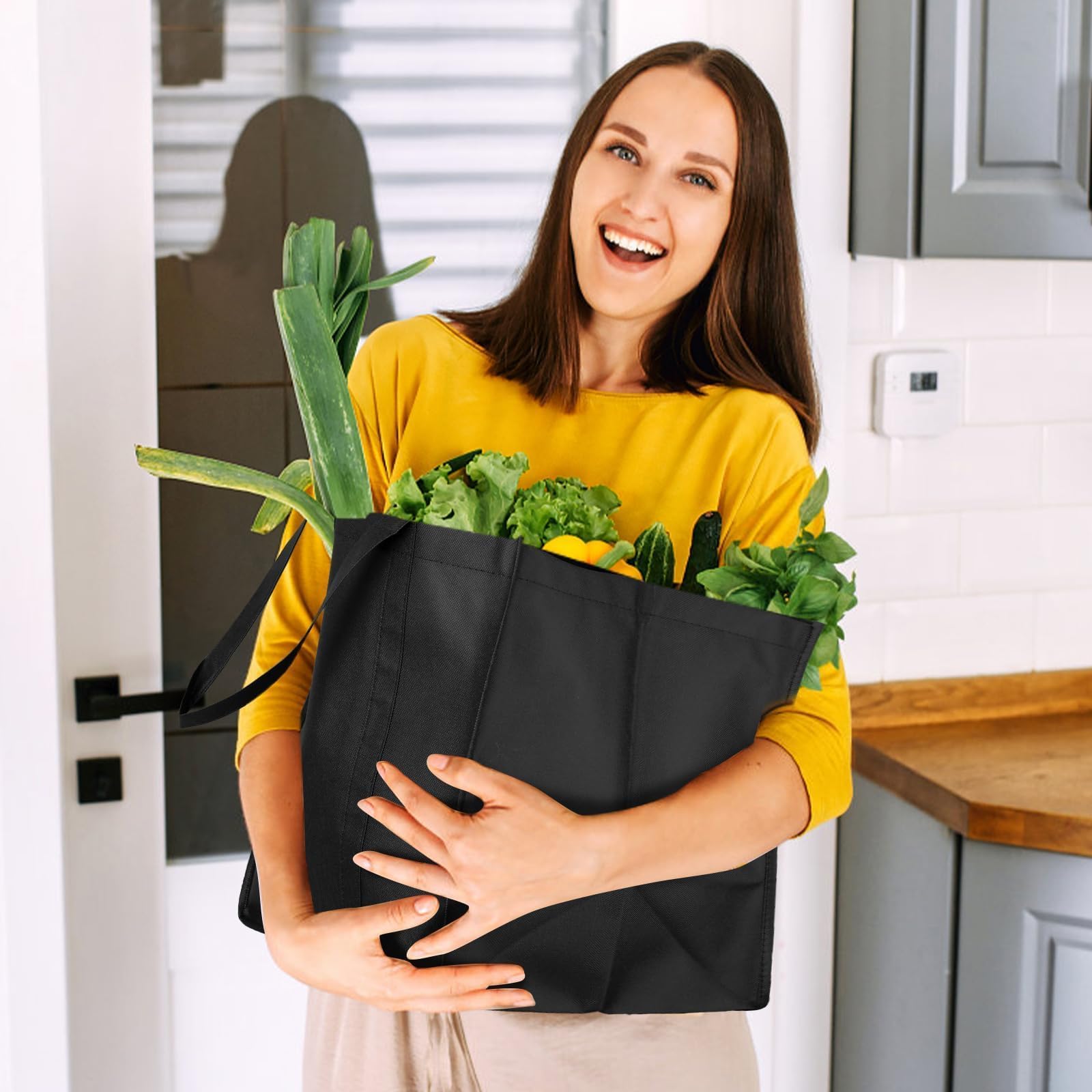 WISELIFE foldable tote bag 16-1x13x10-2 inches for compact storage