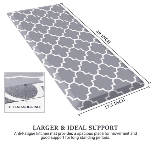 WISELIFE kitchen mat with ergonomic padding designed for comfortable standing