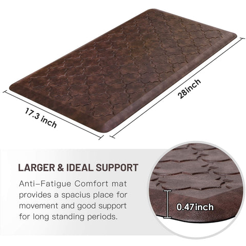 WISELIFE non-slip-back kitchen mat stays secure on busy floors.