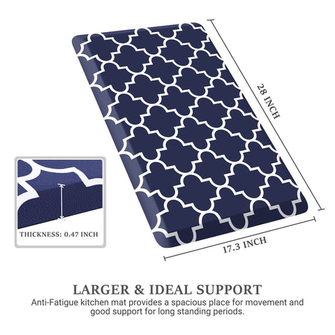WISELIFE kitchen runner rug with non-slip bottom to stay in place during busy prep.