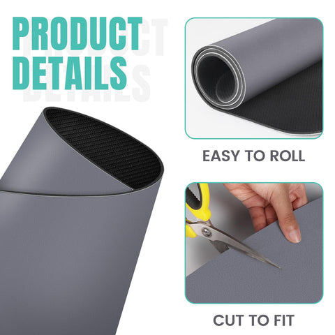 WISELIFE multiuse-drying-mat cut-to-fit for versatile kitchen spaces.