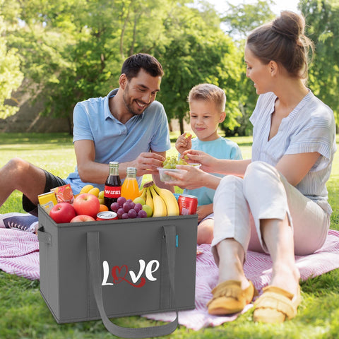 WISELIFE packable design fits in your car for quick shopping trips.