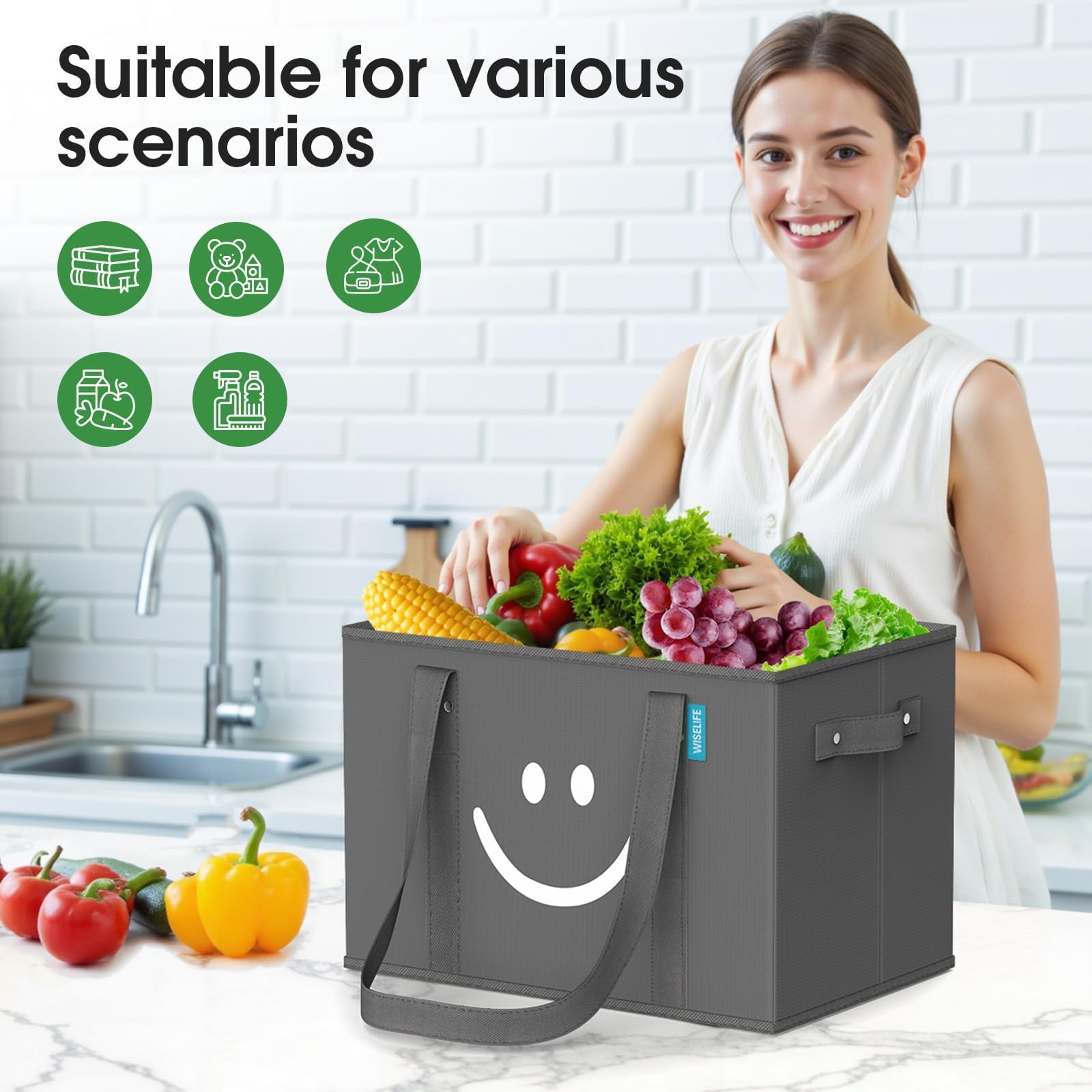 WISELIFE water-resistant non-woven fabric protects contents