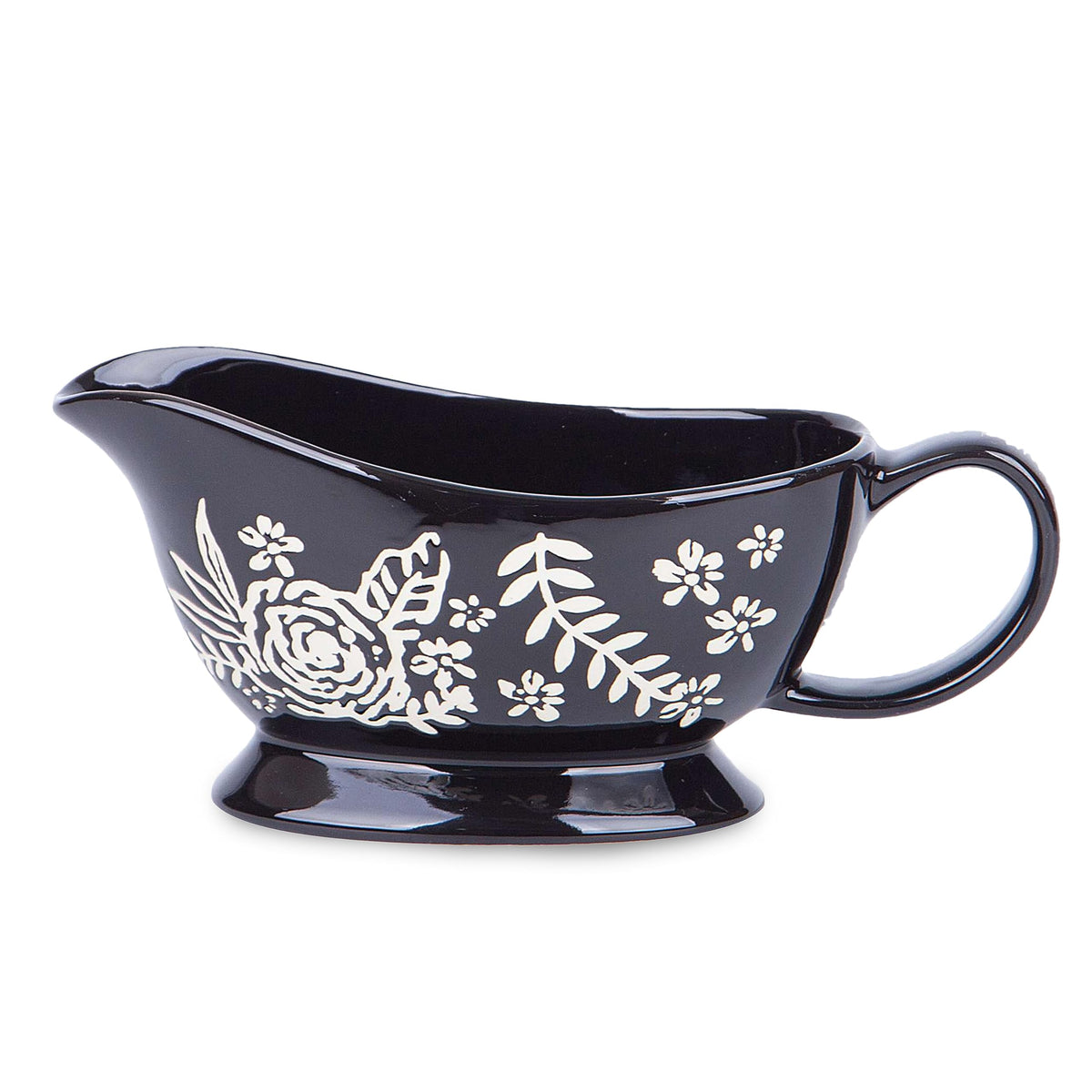 Wisenvoy gravy boat with glossy porcelain for smooth pouring.