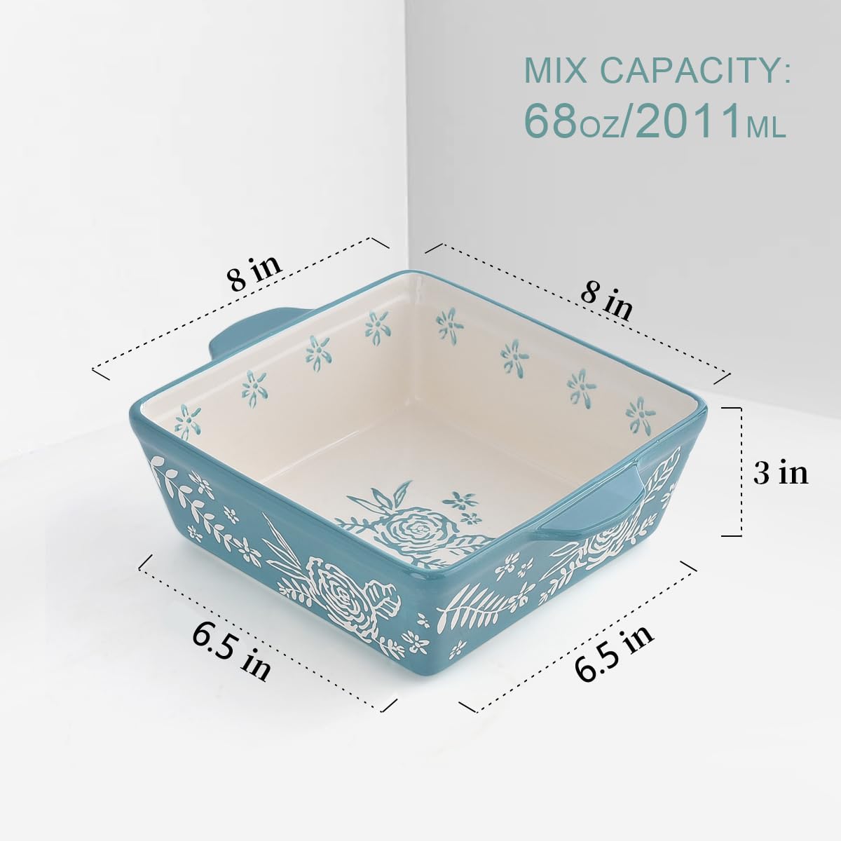 Wisenvoy hand-painted pattern dish enhances table presentation