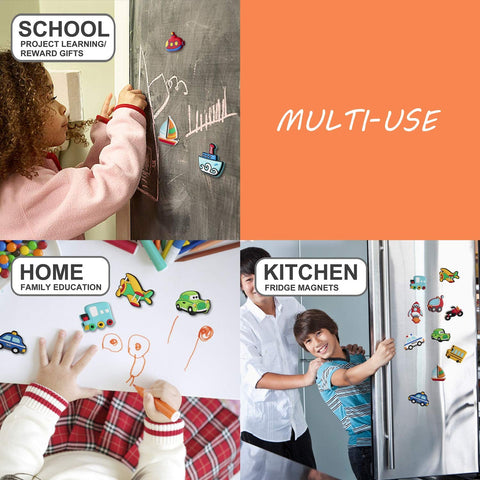 WISESTAR truck magnet on board encourages fine motor skills and sorting.