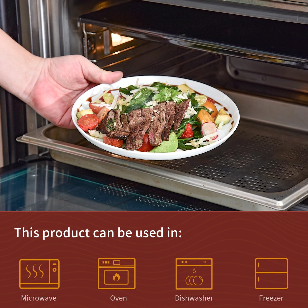 WishDeco dishwasher safe plates simplify cleanup after family dinners