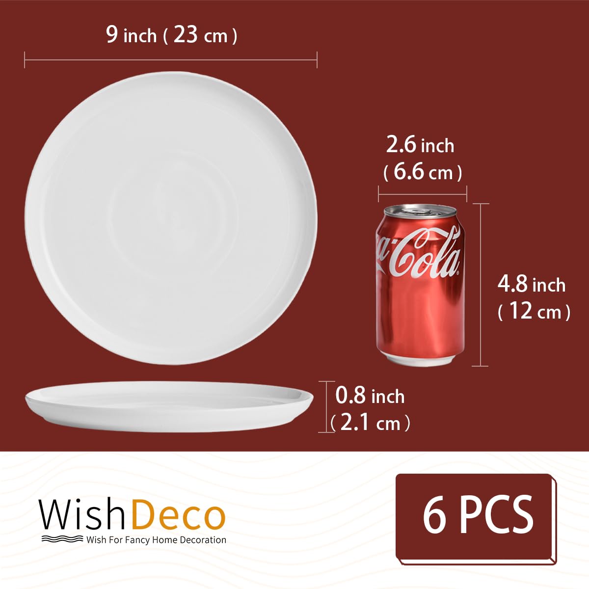 WishDeco durable ceramic plates designed for reliable daily use