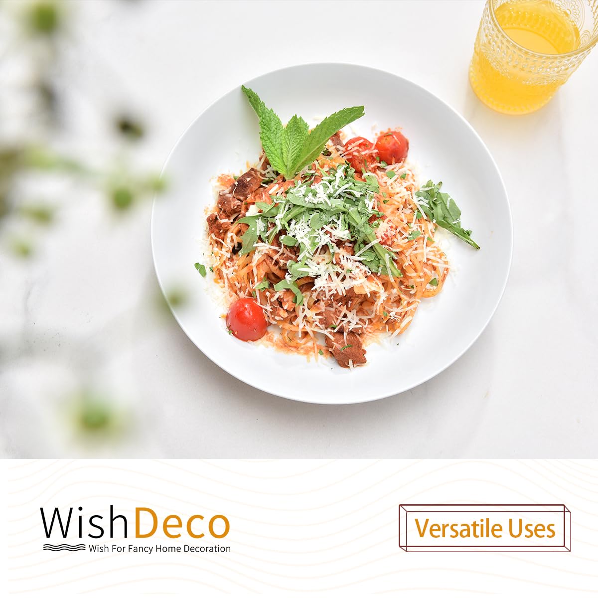 WishDeco elegant white bowls complement modern table settings nicely
