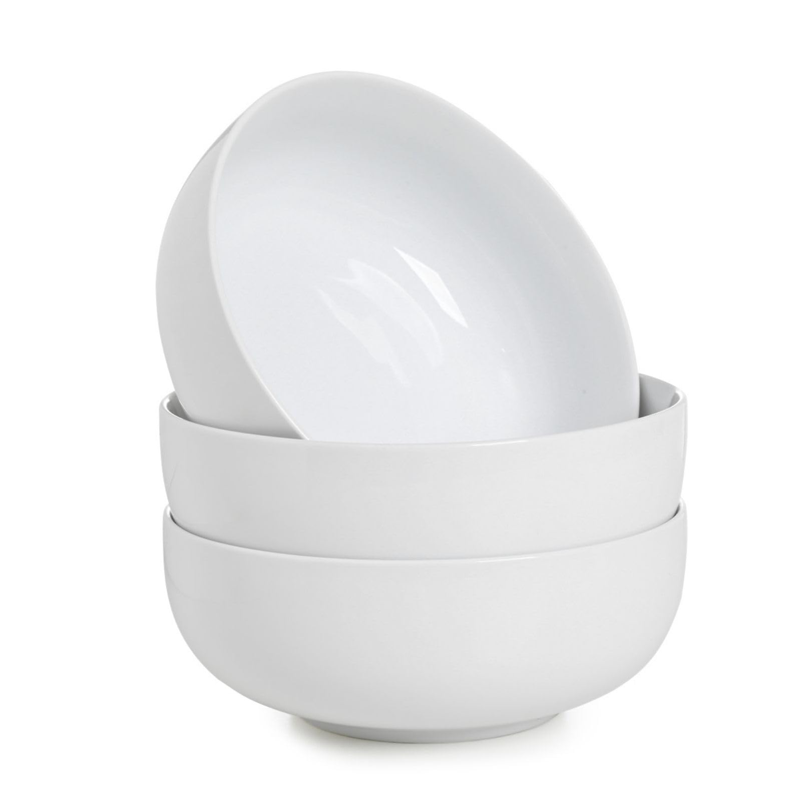 WishDeco large soup bowls set 3 with deep capacity for hearty servings.