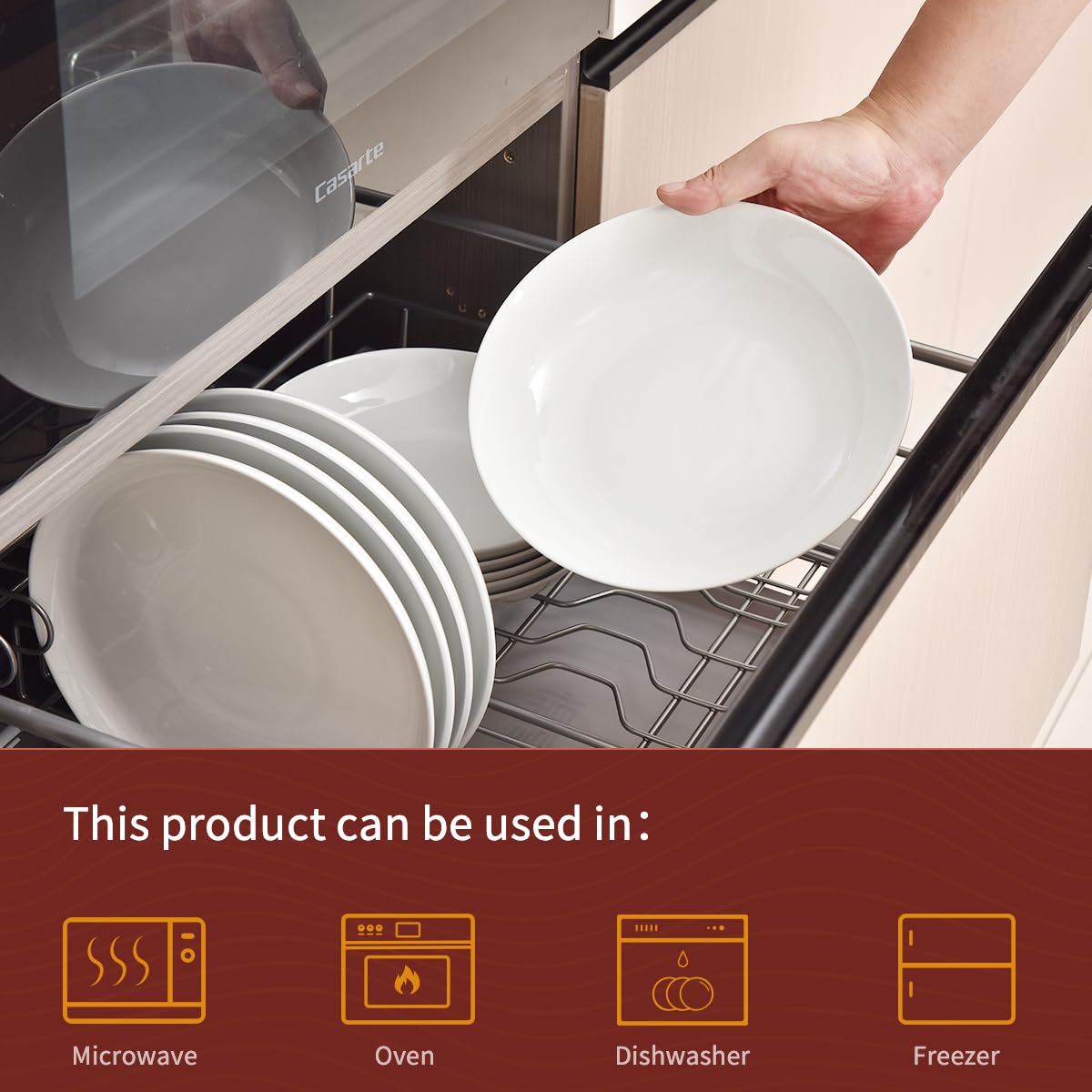 WishDeco microwave-safe bowls ready for reheating and meal prep