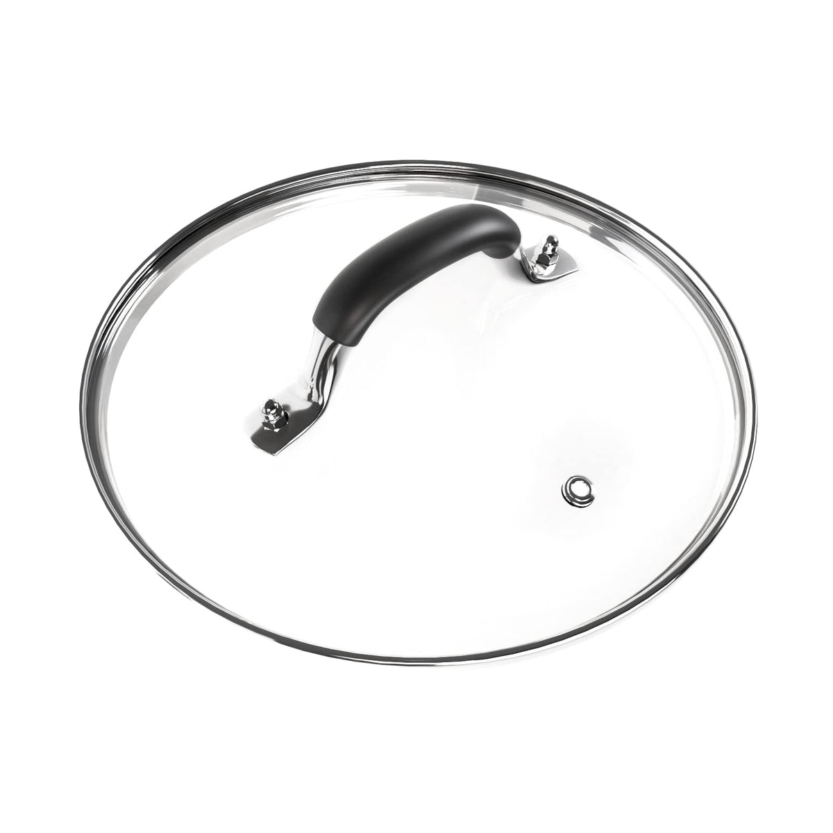 WishDirect 8-inch tempered glass lid with assembly features for easy setup