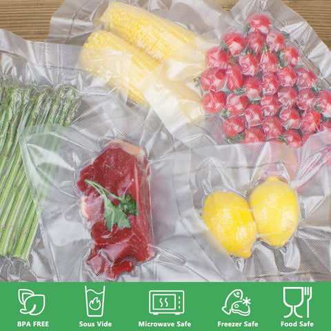 WishDirect BPA free vacuum seal bags support safe storage and reheating.
